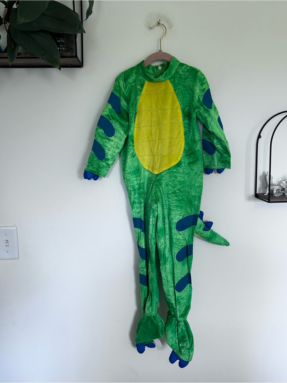 NWOT Spooktacular Creations Green Dinosaur Halloween Costume Size 3T